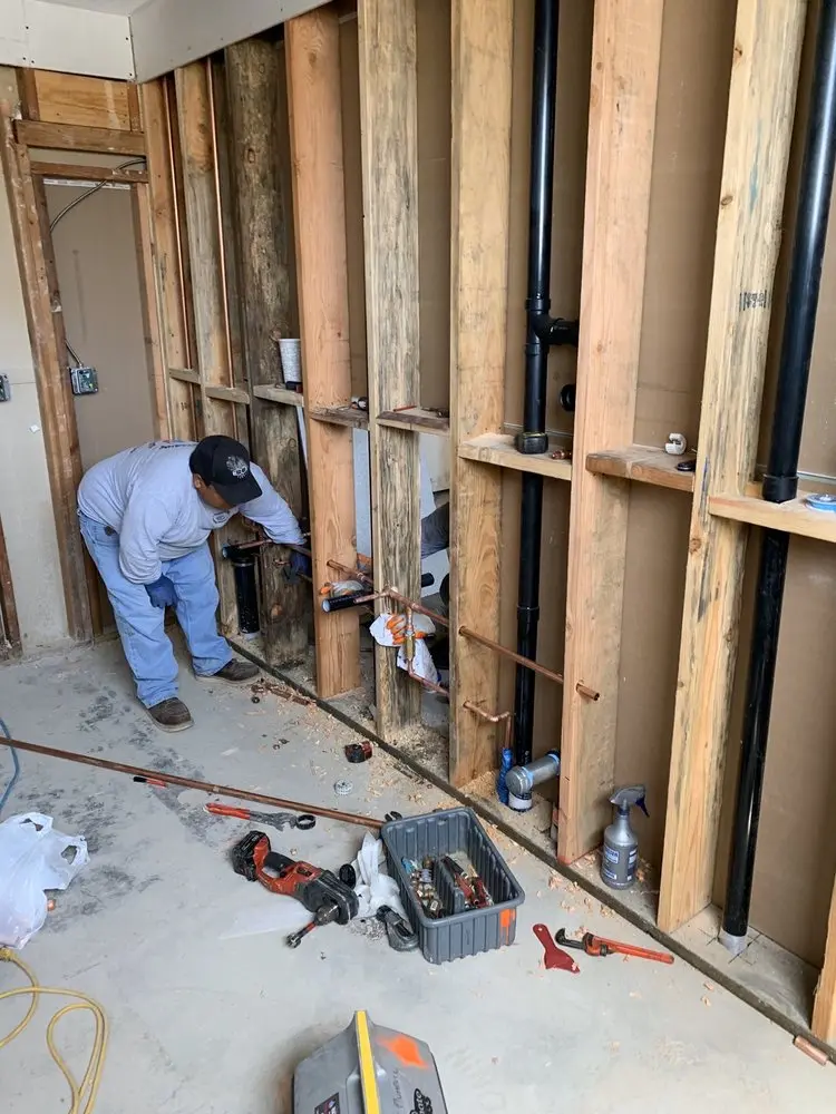 Commercial rough-in plumbing for Commercial Plumbing in Dekalb